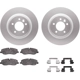 Purchase Top-Quality DYNAMIC FRICTION COMPANY - 4512-11041 - Front Disc Brake Kit pa8