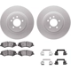 Purchase Top-Quality DYNAMIC FRICTION COMPANY - 4512-11045 - Front Disc Brake Kit pa2