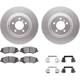 Purchase Top-Quality DYNAMIC FRICTION COMPANY - 4512-11049 - Front Disc Brake Kit pa4