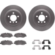 Purchase Top-Quality DYNAMIC FRICTION COMPANY - 4512-11050 - Front Disc Brake Kit pa4