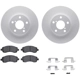 Purchase Top-Quality DYNAMIC FRICTION COMPANY - 4512-13043 - Front Disc Brake Kit pa1