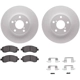 Purchase Top-Quality DYNAMIC FRICTION COMPANY - 4512-13043 - Front Disc Brake Kit pa4