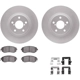 Purchase Top-Quality DYNAMIC FRICTION COMPANY - 4512-13050 - Front Disc Brake Kit pa5