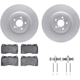 Purchase Top-Quality DYNAMIC FRICTION COMPANY - 4512-13051 - Front Disc Brake Kit pa1