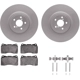 Purchase Top-Quality DYNAMIC FRICTION COMPANY - 4512-13051 - Front Disc Brake Kit pa5