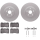 Purchase Top-Quality DYNAMIC FRICTION COMPANY - 4512-13055 - Front Disc Brake Kit pa2
