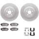 Purchase Top-Quality DYNAMIC FRICTION COMPANY - 4512-13060 - Front Disc Brake Kit pa3