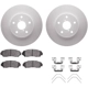 Purchase Top-Quality DYNAMIC FRICTION COMPANY - 4512-13071 - Front Disc Brake Kit pa5