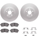 Purchase Top-Quality DYNAMIC FRICTION COMPANY - 4512-13075 - Front Disc Brake Kit pa4