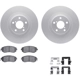 Purchase Top-Quality DYNAMIC FRICTION COMPANY - 4512-13079 - Front Disc Brake Kit pa1