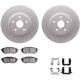 Purchase Top-Quality DYNAMIC FRICTION COMPANY - 4512-13080 - Front Disc Brake Kit pa4