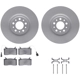 Purchase Top-Quality DYNAMIC FRICTION COMPANY - 4512-16004 - Front Disc Brake Kit pa1