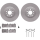 Purchase Top-Quality DYNAMIC FRICTION COMPANY - 4512-16004 - Front Disc Brake Kit pa4