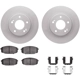 Purchase Top-Quality DYNAMIC FRICTION COMPANY - 4512-21046 - Front Disc Brake Kit pa4