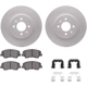 Purchase Top-Quality DYNAMIC FRICTION COMPANY - 4512-21055 - Front Disc Brake Kit pa4