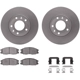 Purchase Top-Quality Front Disc Brake Kit by DYNAMIC FRICTION COMPANY - 4512-21062 pa1