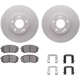 Purchase Top-Quality DYNAMIC FRICTION COMPANY - 4512-21073 - Front Disc Brake Kit pa3