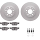 Purchase Top-Quality Front Disc Brake Kit by DYNAMIC FRICTION COMPANY - 4512-27065 pa1