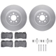 Purchase Top-Quality DYNAMIC FRICTION COMPANY - 4512-27074 - Front Disc Brake Kit pa1