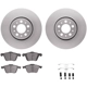Purchase Top-Quality DYNAMIC FRICTION COMPANY - 4512-27093 - Front Disc Brake Kit pa3