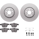 Purchase Top-Quality DYNAMIC FRICTION COMPANY - 4512-27095 - Front Disc Brake Kit pa2