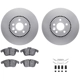 Purchase Top-Quality DYNAMIC FRICTION COMPANY - 4512-27099 - Front Disc Brake Kit pa1