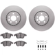Purchase Top-Quality DYNAMIC FRICTION COMPANY - 4512-27099 - Front Disc Brake Kit pa3