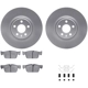 Purchase Top-Quality DYNAMIC FRICTION COMPANY - 4512-27117 - Front Disc Brake Kit pa1