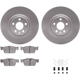 Purchase Top-Quality DYNAMIC FRICTION COMPANY - 4512-27117 - Front Disc Brake Kit pa2