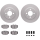 Purchase Top-Quality DYNAMIC FRICTION COMPANY - 4512-31141 - Front Disc Brake Kit pa3