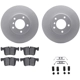 Purchase Top-Quality DYNAMIC FRICTION COMPANY - 4512-31219 - Front Disc Brake Kit pa1