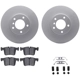 Purchase Top-Quality DYNAMIC FRICTION COMPANY - 4512-31220 - Front Disc Brake Kit pa1