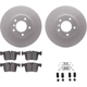 Purchase Top-Quality DYNAMIC FRICTION COMPANY - 4512-31220 - Front Disc Brake Kit pa4