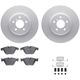 Purchase Top-Quality DYNAMIC FRICTION COMPANY - 4512-31229 - Front Disc Brake Kit pa1