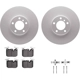 Purchase Top-Quality DYNAMIC FRICTION COMPANY - 4512-31244 - Front Disc Brake Kit pa5