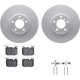Purchase Top-Quality DYNAMIC FRICTION COMPANY - 4512-31245 - Front Disc Brake Kit pa1