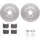 Purchase Top-Quality DYNAMIC FRICTION COMPANY - 4512-31253 - Front Disc Brake Kit pa4