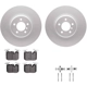 Purchase Top-Quality DYNAMIC FRICTION COMPANY - 4512-31254 - Front Disc Brake Kit pa4