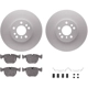 Purchase Top-Quality DYNAMIC FRICTION COMPANY - 4512-31266 - Front Disc Brake Kit pa2