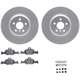 Purchase Top-Quality DYNAMIC FRICTION COMPANY - 4512-31296 - Front Disc Brake Kit pa1