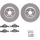 Purchase Top-Quality DYNAMIC FRICTION COMPANY - 4512-31296 - Front Disc Brake Kit pa3