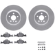Purchase Top-Quality DYNAMIC FRICTION COMPANY - 4512-31297 - Front Disc Brake Kit pa1