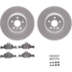 Purchase Top-Quality DYNAMIC FRICTION COMPANY - 4512-31297 - Front Disc Brake Kit pa5