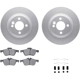 Purchase Top-Quality DYNAMIC FRICTION COMPANY - 4512-32026 - Front Disc Brake Kit pa1