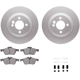 Purchase Top-Quality DYNAMIC FRICTION COMPANY - 4512-32026 - Front Disc Brake Kit pa5