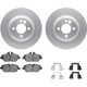 Purchase Top-Quality DYNAMIC FRICTION COMPANY - 4512-32032 - Front Disc Brake Kit pa1
