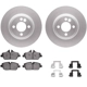 Purchase Top-Quality DYNAMIC FRICTION COMPANY - 4512-32032 - Front Disc Brake Kit pa3