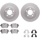 Purchase Top-Quality DYNAMIC FRICTION COMPANY - 4512-32039 - Front Disc Brake Kit pa3