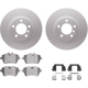 Purchase Top-Quality DYNAMIC FRICTION COMPANY - 4512-32041 - Front Disc Brake Kit pa5