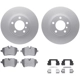 Purchase Top-Quality DYNAMIC FRICTION COMPANY - 4512-32042 - Front Disc Brake Kit pa1
